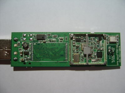 Bottom of the PCB without RF shield