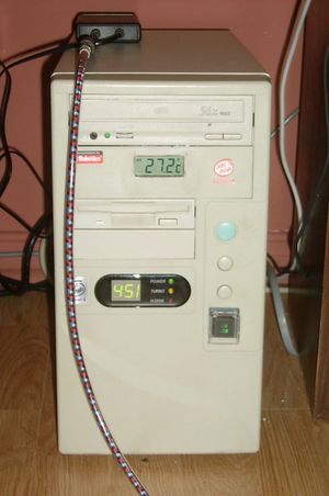 Front of the case.